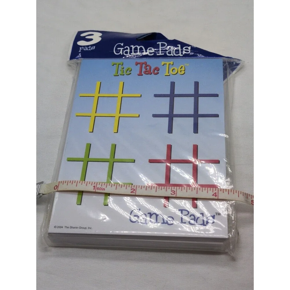 (3) Pack Tic Tac Toe Game Pads Super Value Pack